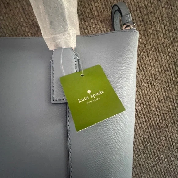 Kate Spade Blue Tote Bag Stylish and Spacious - Picture 6 of 9